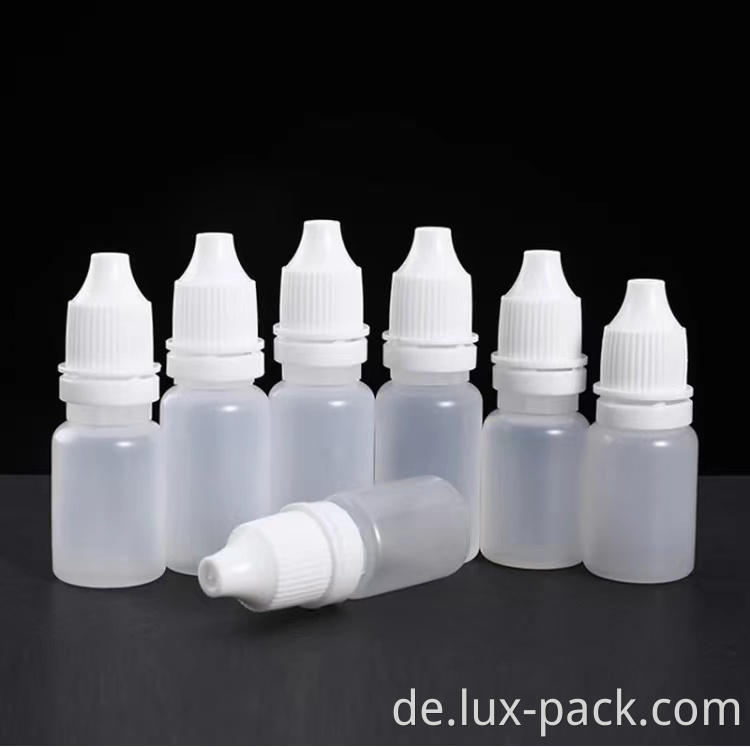 Großhandel leer 10 ml 60 ml 120 ml Plastik, quetschbare Augen -Flüssigkeits -Tropfenflaschen